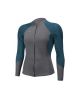 O'Neill Womens Blueprint 2MM Front Zip Jacket - Graphite/Bluehaze