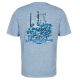 Patagonia Men's Capilene Cool Daily Graphic Shirt Waters - Steam Blue X-Dye - Sportmania
