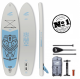 Indiana SUP 10'6 Family pack Grey: Inflatable Sup + carbon Paddle