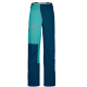Ortovox 3-Layer Ortler Ski Pants for Women - Petrol Blue