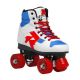 Quad roller skates Roces Disco Palace (WHITE - BLUE - RED) (rollers)
