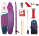 SUP Red Paddle 11'3 Sport SE purple- Inflatable stand up paddle set incl. Paddle (Stand Up Paddle)