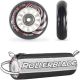 Rollerblade wheels 72 mm 80A with bearing