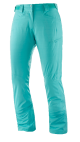 Pantalon de ski Femmes Salomon Fantasy W - Bleue Turquoise