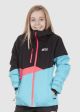 Picture Kids Ski Jacket for girl NAIKA - Black Turquoise