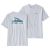 Men's Patagonia Flying Fish Organic T-Shirt - Pigeon Blue w/Home Planet