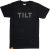 T-shirt Tilt Blackout - Black