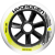 Rollerblade inline skate wheels 100 mm 85 a blanches 