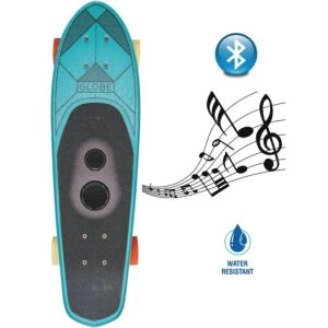 Skate Globe Blazer 26" Teal- the 1st Bluetooth® speaker board! skateboard
